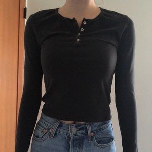 brandy melville black long sleeve